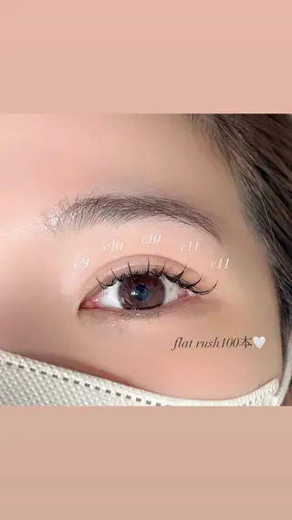 マツエク・マツパ EYELA riaraのマツエク・マツパデザイン