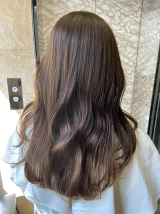 ロング 地毛風艶カラー🌿 喜多夏海のヘアスタイル