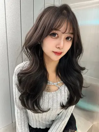 ミディアム コウスケ/ lond uluのヘアスタイル