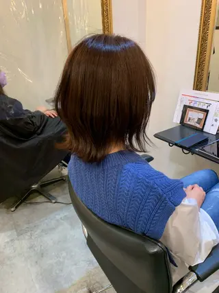 ミディアム 頭浸浴×似合わせ HolyGrailのヘアスタイル