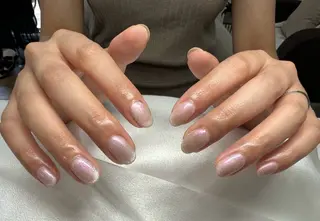 ネイル Kaka_ パラジェル、長さだしのネイルデザイン