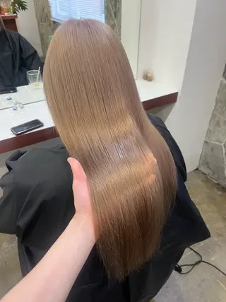 ロング カラー HEW所属・Sanaダブルカラー ✨️パルコ徒歩1分のヘアスタイル