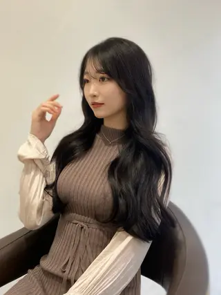 ロング 岡山 愛のヘアスタイル