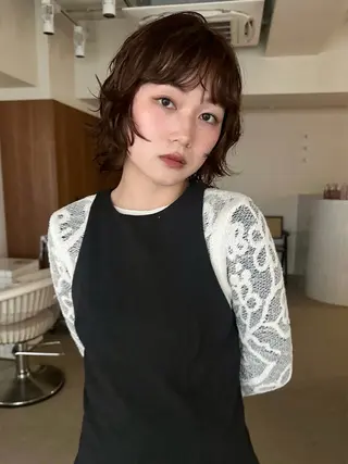 ショート パーマ FILMS所属・レイヤーボブ★ cocomoのヘアスタイル