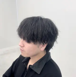 メンズ ニュアンス/フェザー /ウルフ/伶馬のヘアスタイル