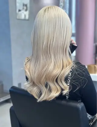 ロング カラー ｊｏｕｅｒｍ所属・透明感/グレージュ /韓国レイヤー🪽のヘアスタイル