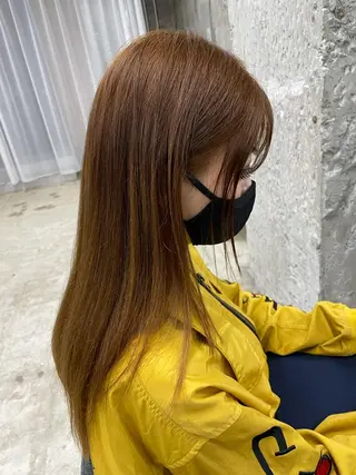 ロング カラー 浅草 nia SUGIURAのヘアスタイル