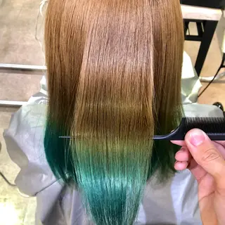 ロング カラー 髪質改善/ブリーチ /長山遼太郎のヘアスタイル