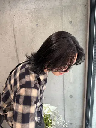 ミディアム パーマ メンズ fifth 丸山太誠のヘアスタイル