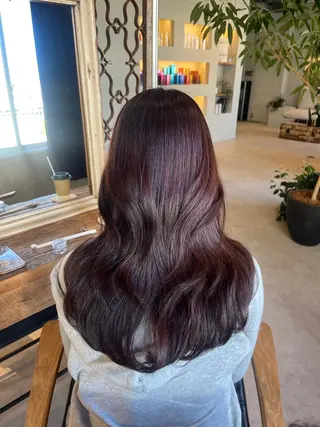 セミロング スタジオノル パーマ🌀あやなのヘアスタイル