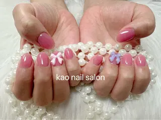 ネイル kao nail マグネット/長さだしのネイルデザイン