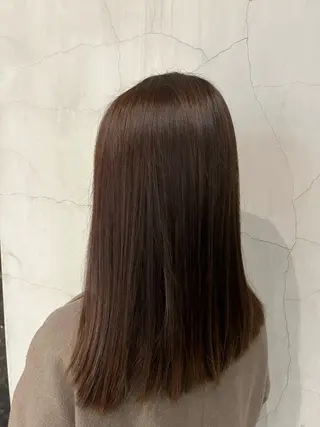 セミロング レイヤー×透明感 ヘアセット/ミサトのヘアスタイル