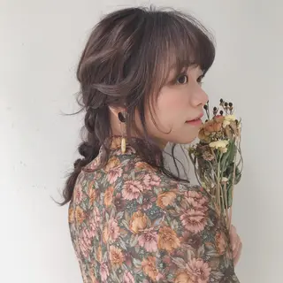 セミロング ヘアアレンジ 21salon所属・non .のヘアスタイル
