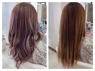 セミロング カラー いけだ ゆうのヘアスタイル