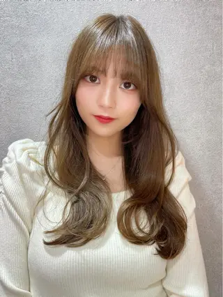 ロング 韓国ヘア🤍顔周り/ 髪質改善✨/林遼一郎のヘアスタイル