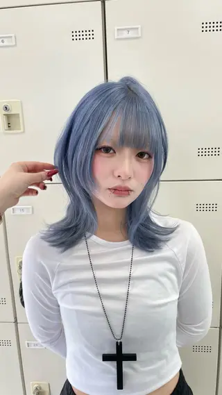 カラー mayu/ブリーチ/ layer/似合わせのヘアスタイル