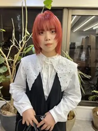 ショート nelke/レイヤー 立川/ブリーチのヘアスタイル