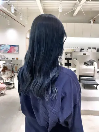 ロング カラー 林 千聖のヘアスタイル