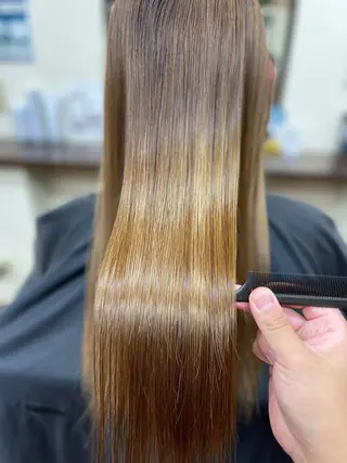 ロング 田中 就のヘアスタイル