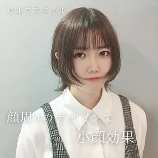 カラー ミディアム YUTORI hair&spa所属・ショート特化 上尾 YUTORIのヘアスタイル