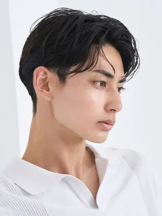 パーマ メンズ retouch by fifth銀座店所属・安藤幹人 メンズパーマのヘアスタイル