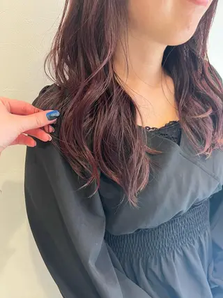 セミロング Loem【ロエム】所属・RINA 【Loem】のヘアスタイル