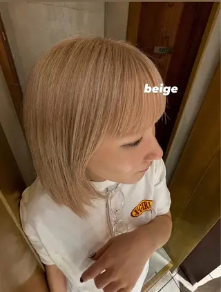ショート カラー vancouncil春日井所属・山岡 春のヘアスタイル