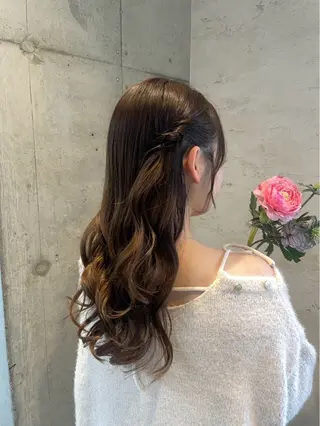 ロング ヘアアレンジ Reve  resort所属・美髪× ヘアセット✨Araiのヘアスタイル