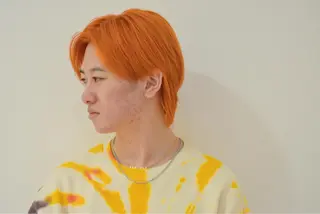 ショート カラー メンズ タカハシ ハヤトのヘアスタイル