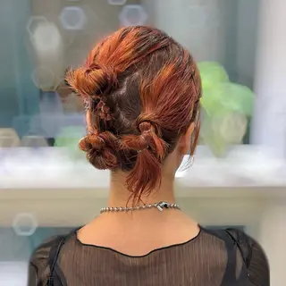 ミディアム カラー ヘアアレンジ 🕊️国分寺🕊️ イオ🕊️のヘアスタイル