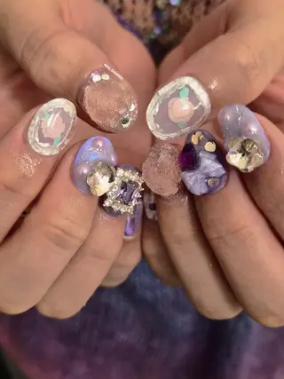 ネイル 3dパーツ/流行り 👧shushu❤️のネイルデザイン