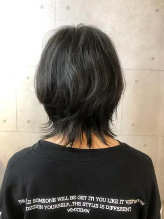 ミディアム さかい なつみのヘアスタイル