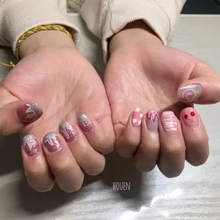 ネイル I P'ink nail salon所属・I pinknail 韓国風·持ち込み専門のネイルデザイン
