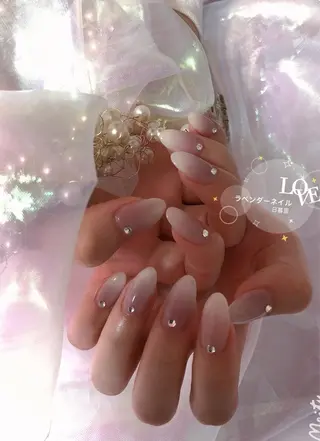 ネイル ラベンダー💖日暮里 ルル💖ネイルのネイルデザイン