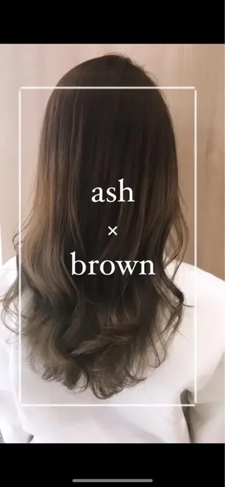 ロング カラー 艶質改善/縮毛矯正 ササキナツミのヘアスタイル