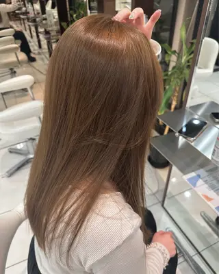 カラー ボブ/レイヤー/ 透明感/Hazukiのヘアスタイル