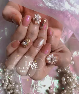 ネイル ラベンダー💖日暮里 ルル💖ネイルのネイルデザイン