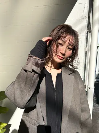 ショート じゅわっと暖色カラー 🍊Moemiのヘアスタイル