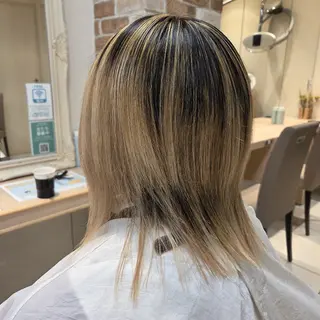ミディアム 樋口 捷のヘアスタイル