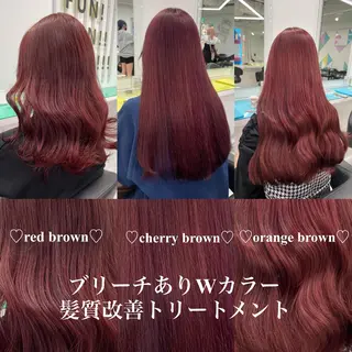 ロング カラー 🥀艶髪/似合わせ 暖色/まな🥀のヘアスタイル