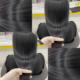 ミディアム カラー ヘアアレンジ 韓国風ベージュ🤎 赤みなし🌿横浜🤎のヘアスタイル