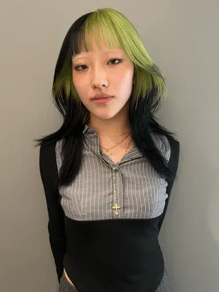 ロング カラー haco＋所属・圧倒的デザイン力 店長🎨RENAのヘアスタイル