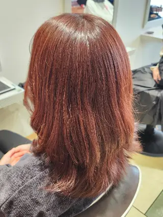 セミロング 暖色カラー/髪質改善 /メンズ🧡莉南のヘアスタイル