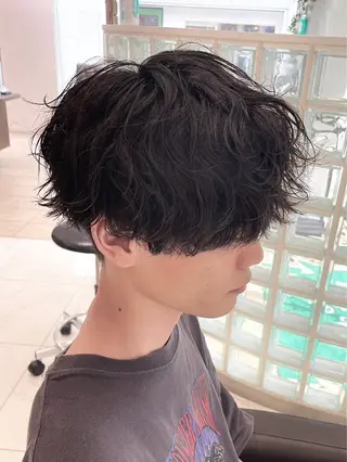 ミディアム パーマ メンズ ♠️メンズ特化／ 社 由樹♠️のヘアスタイル