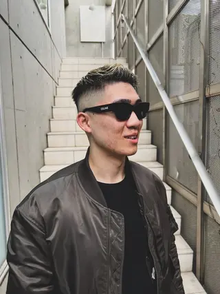 ショート メンズ 豊崎 佑輔のヘアスタイル