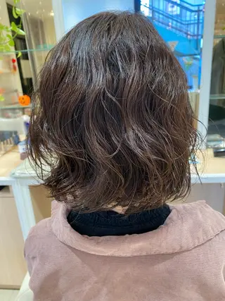 ショート パーマ 🩵波巻き／ツイスパ HARU💎のヘアスタイル