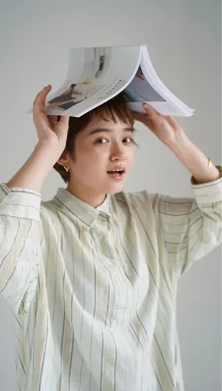 ショート カラー THE DAY所属・AKI HASHIMOTOのヘアスタイル