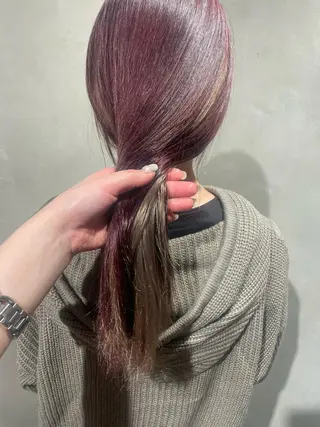 ロング カラー hisano / ハイトーン･透明感のヘアスタイル