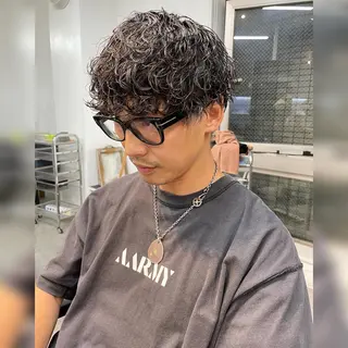 ショート カラー パーマ ヘアアレンジ メンズ キッズ ネイル マツエク・マツパ アイブロウ Ali'i men's salon所属・パーマ、カラー特化 園田翔大のヘアスタイル