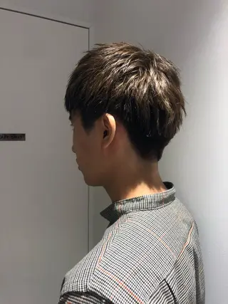 ショート カラー HOLON池袋所属・ウルフカット ハッシュカット/七海のヘアスタイル